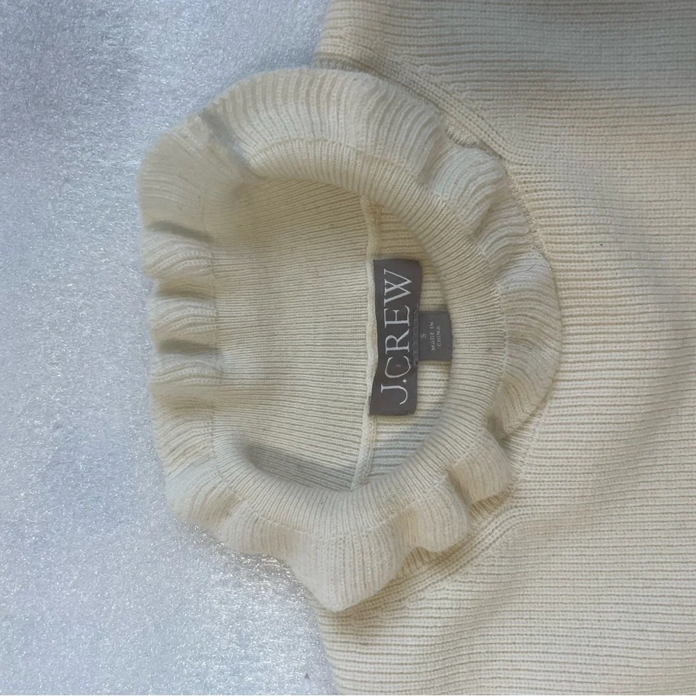 J. Crew Cream Crew Neck Sweater